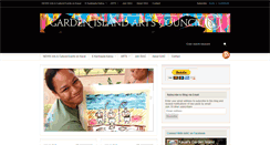 Desktop Screenshot of gardenislandarts.org